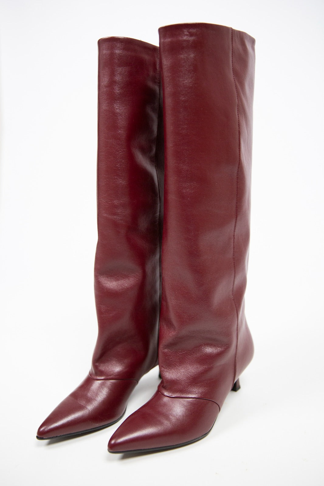 Lea gu stivale in nappa bordeaux