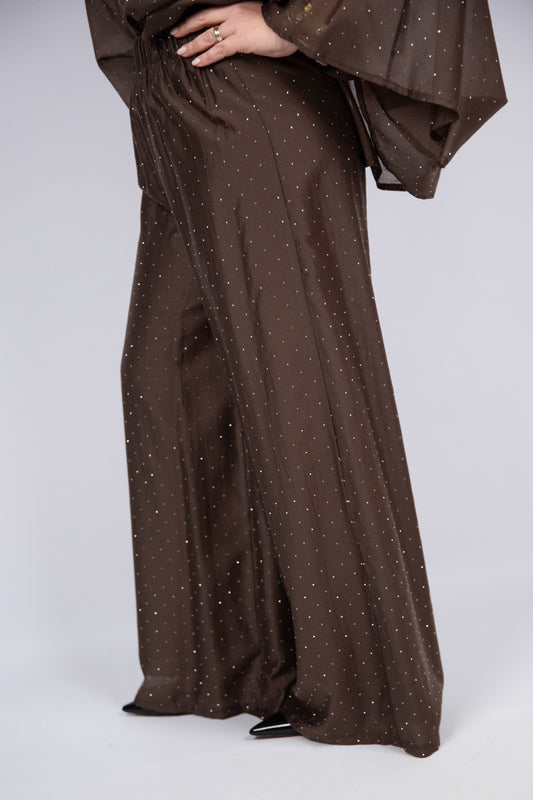 Kaos pantalone con elastico e punti luce