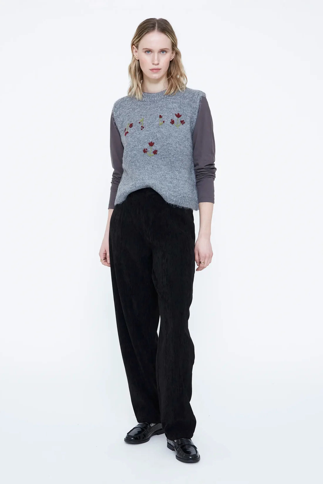Wild pony Gilet in maglia con ricami