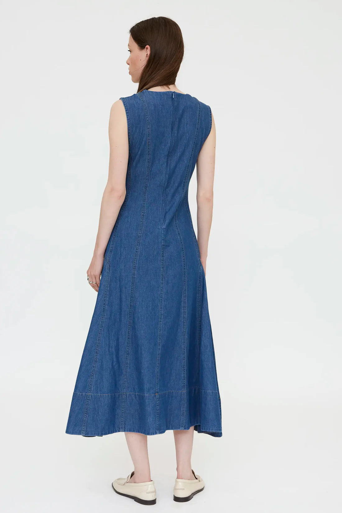 Wild pony vestito in jeans smanicato