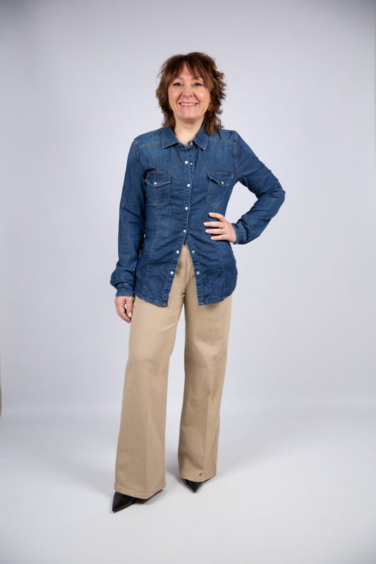 Re_in camicia in jeans