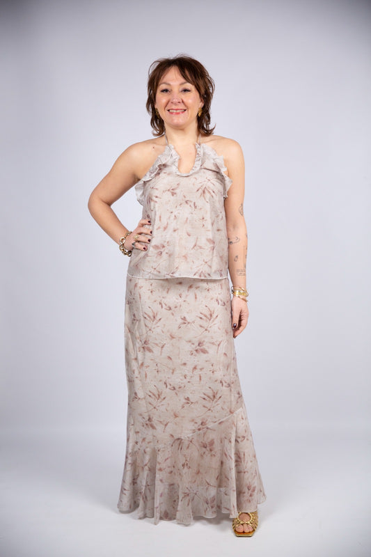 Wild pony top fantasia astratta floreale