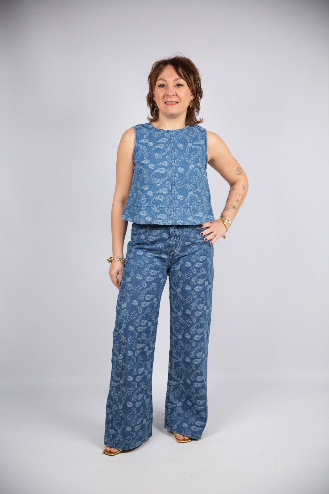 Compania fantastica top fantasia paisley