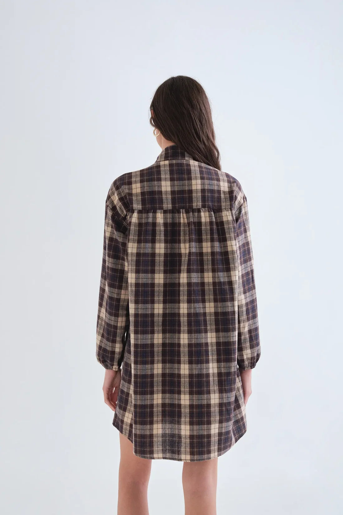 Compania fantastica abito corto in tartan
