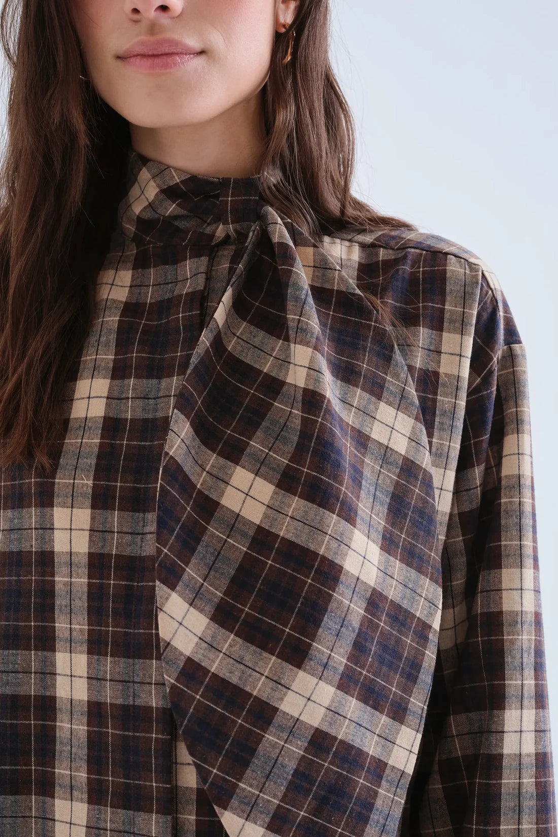 Compania fantastica abito corto in tartan