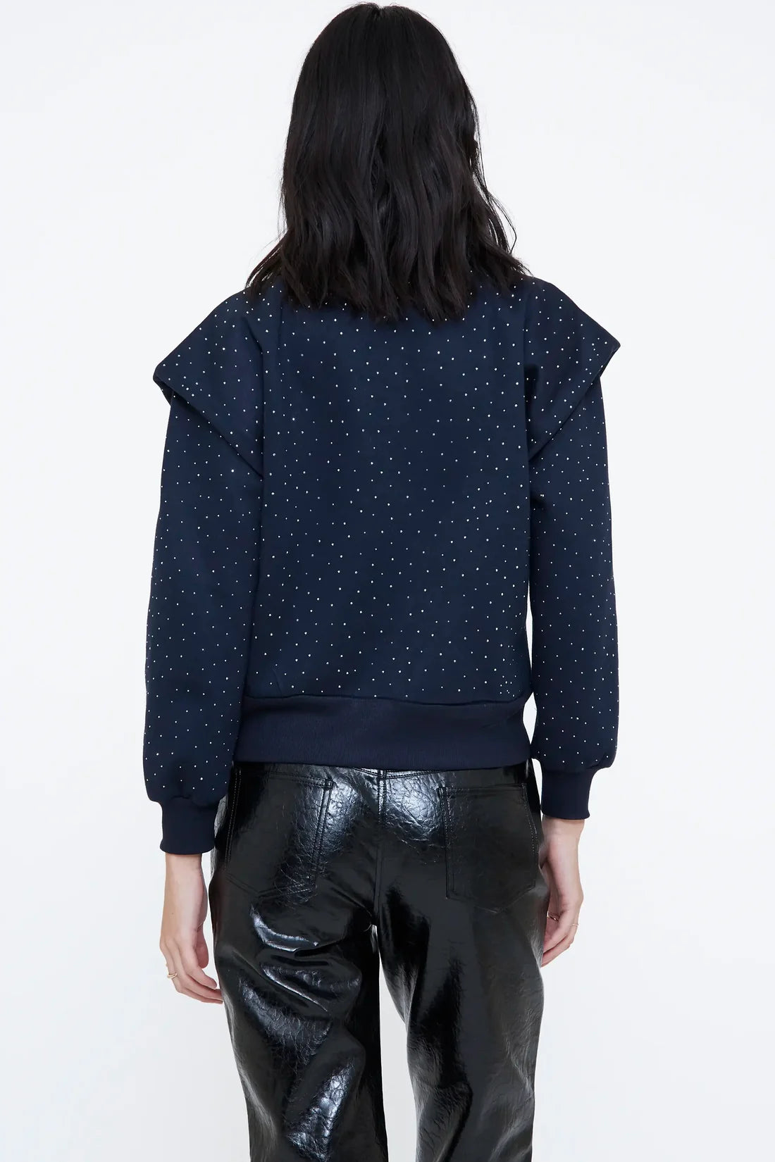 Wild pony felpa blu con strass