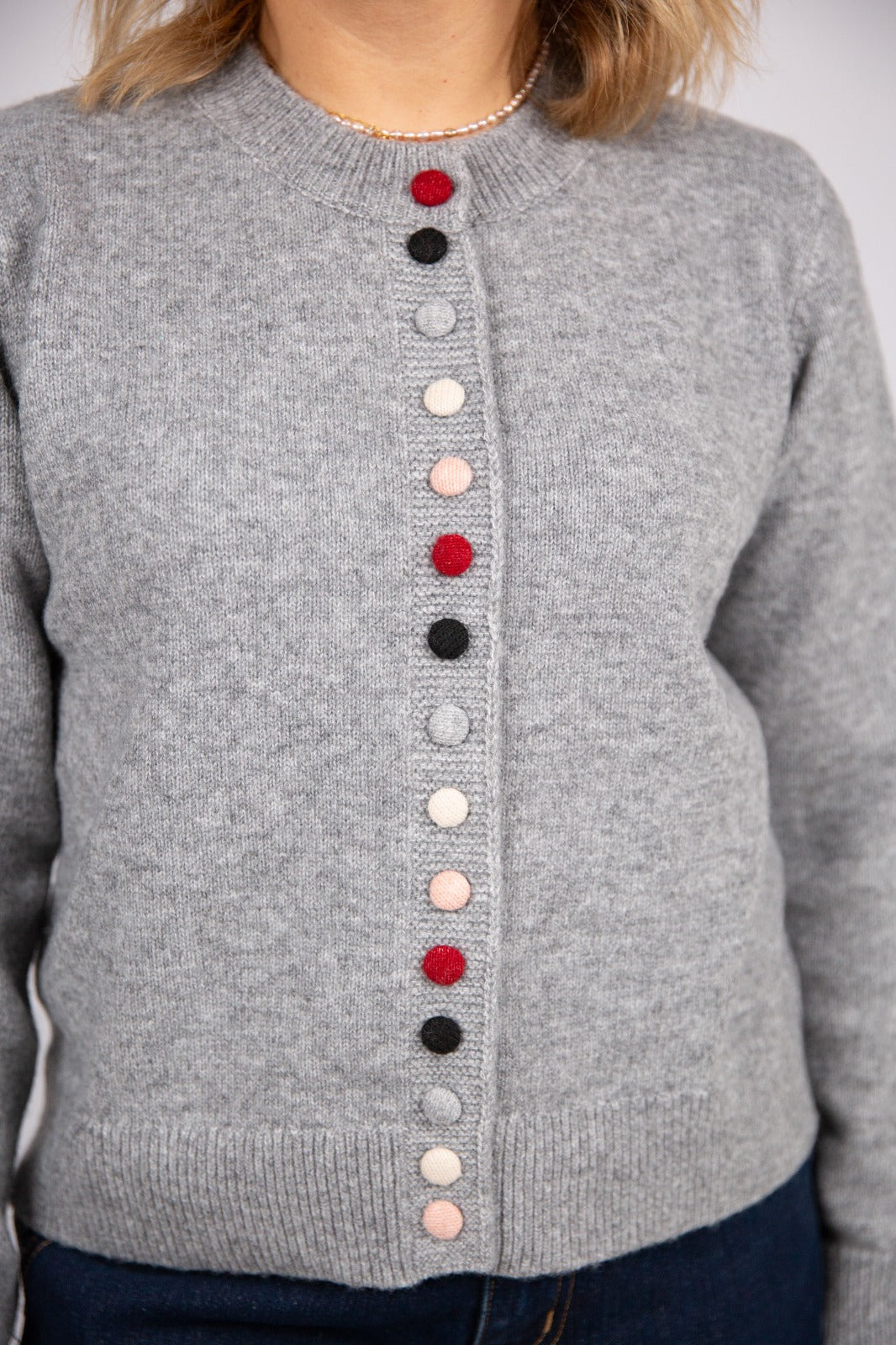 Compania fantastica cardigan bottoni multicolore