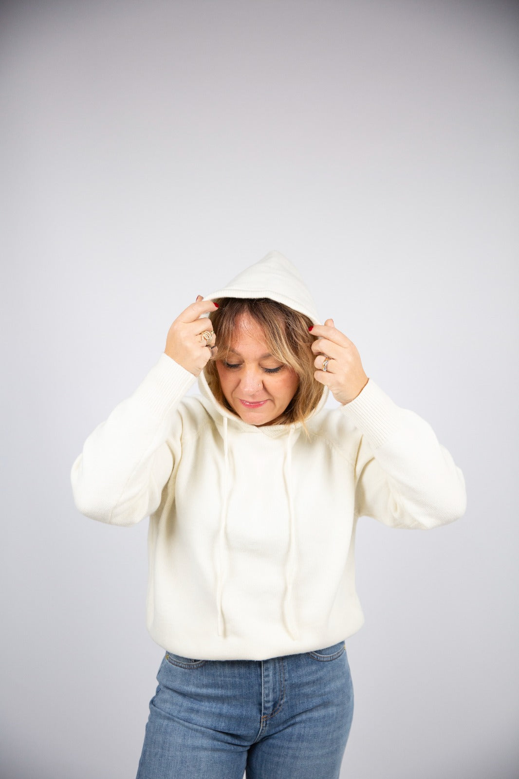 Compania fantastica maglia con cappuccio