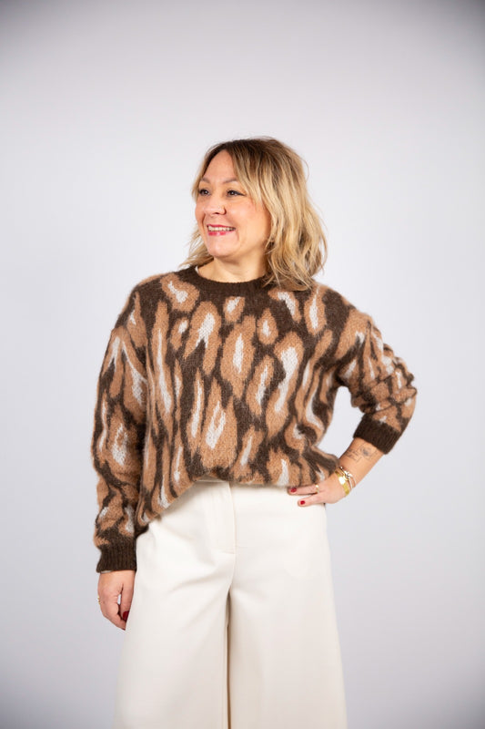 Icona Maglia cammello fantasia