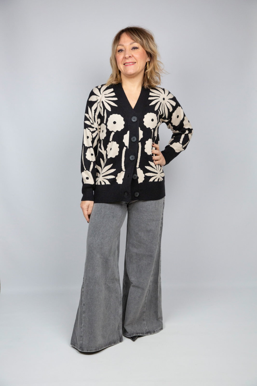 Compania fantastica cardigan a fiori