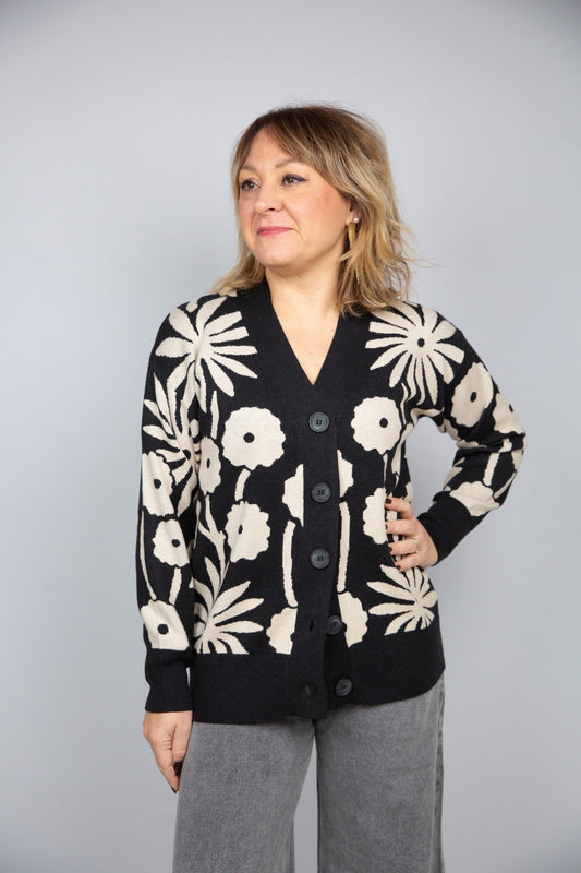 Compania fantastica cardigan a fiori